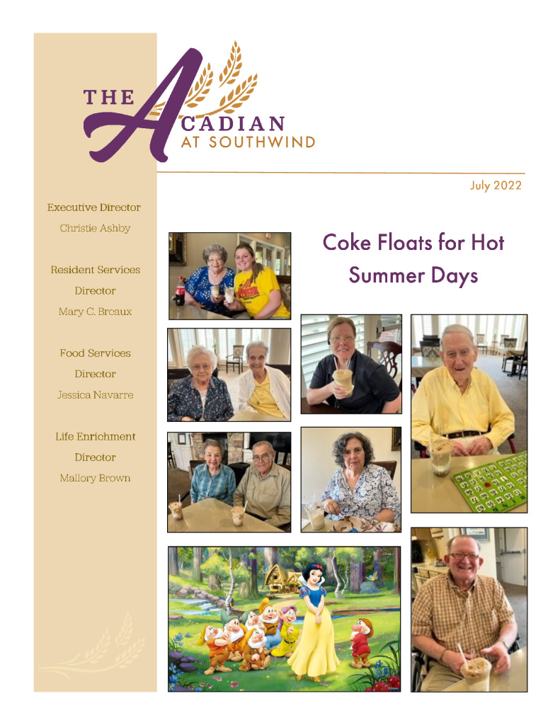 thumbnail of The Acadian July 2022 Newsletter